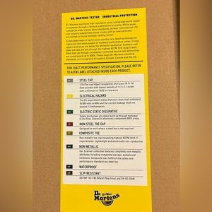 BRAND NEW Dr. Martens AirWair Indistrial Protection